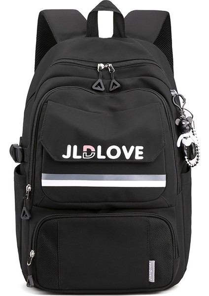 2022 Yeni Okul Çantası Kız Ortaokul Lise Öğrencisi Büyük Kapasiteli Basit Sırt Çantası (Yurt Dışından)