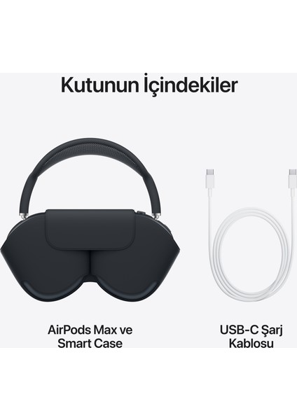 Airpods Max Bluetooth Kulaküstü Kulaklık - Starlight