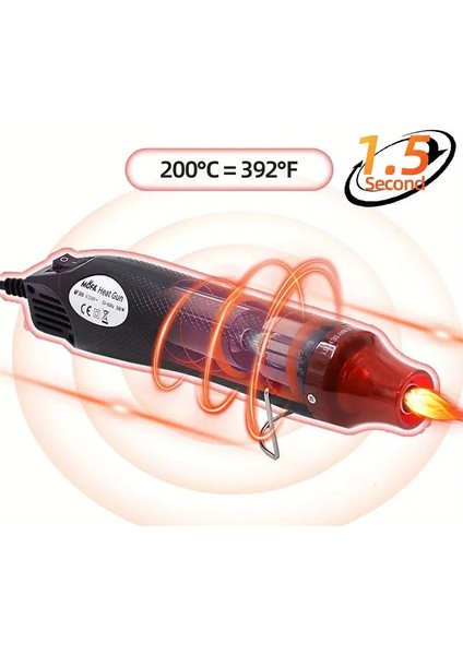 220V 300W Sıcak Hava Isı Tabancası & 200 Parça Kablo Set modelleri