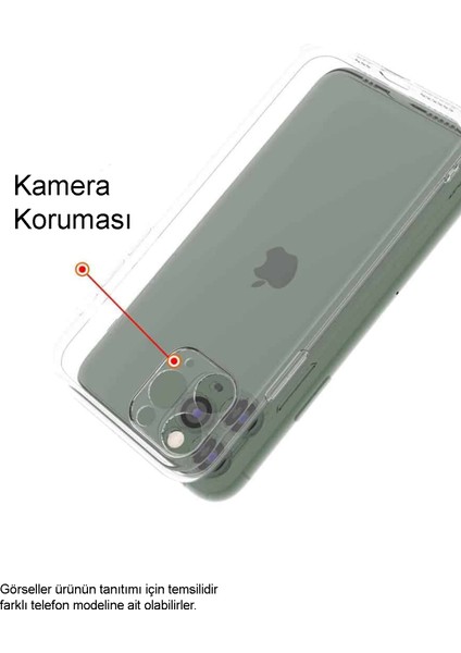 Xiaomi Redmi A3 4g 2024 Kapak Kamera Korumalı Süper Silikon Şeffaf Kılıf