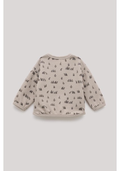 Bg Store Erkek Bebek Desenli Eşofman Üstü fiyatları