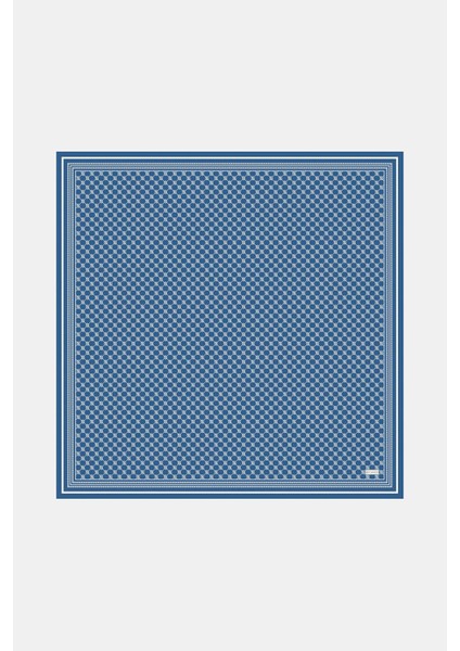 Twill İpek Eşarp - Özel Seri - Yeni Kot Mavi