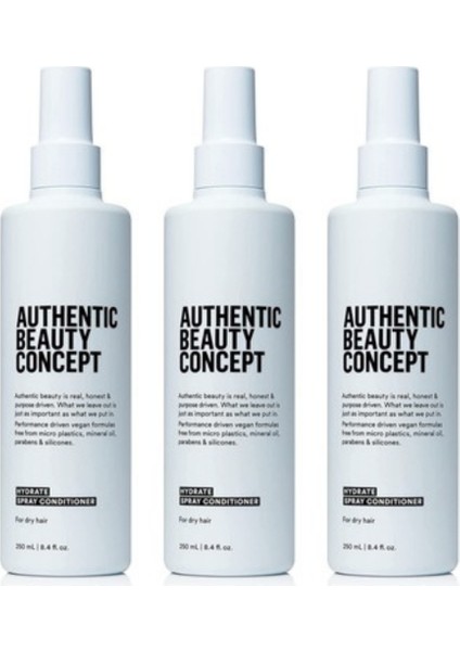 Ekonomik 3 Adet Hydrate Sprey Saç Kremi 250 Ml Orijinal