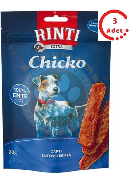 Extra Ördekli Köpek Ödülü 90 gr x 3 Adet