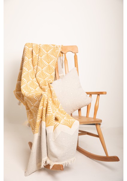 Pan Açık Gri Müslin Kırlent Kılıfı 45X45