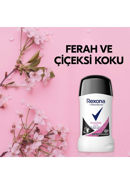 Motionsense Kadın Stick Deodorant Invisible Pure 40 ml