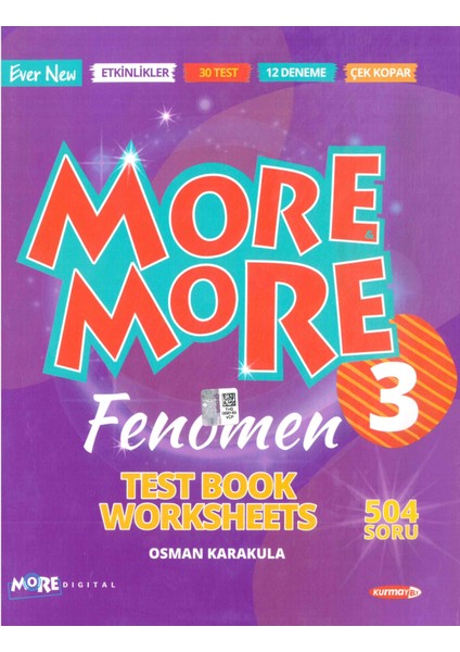 Kurmay Yayınları 3.sınıf More & More Englısh Worksheets & Test Book 2023