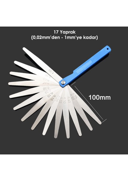 Filler Çakısı (Sentil) 0.02 - 1.00 mm