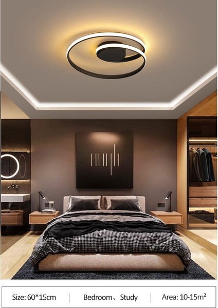 Karacam / Planfonyer Avize / 40 cm / 3 Renkli / Antrasit Gövde / 3 Renk Işık / 3 Yıl Garanti fiyatları