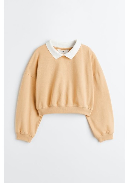 Yakalı Sweatshirt