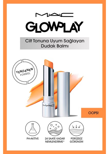 Glow Play Nemlendirici Dudak Balmı - Oops!