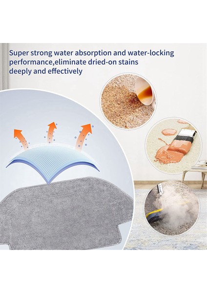 Xiaomi Robot Süpürge S10 Için 21 Adet Xiaomi Robot Süpürge S12 B106GL Yedek Parçalar Ana Yan Fırça Hepa Filtre Paspas Bezi (Yurt Dışından) fırsatları