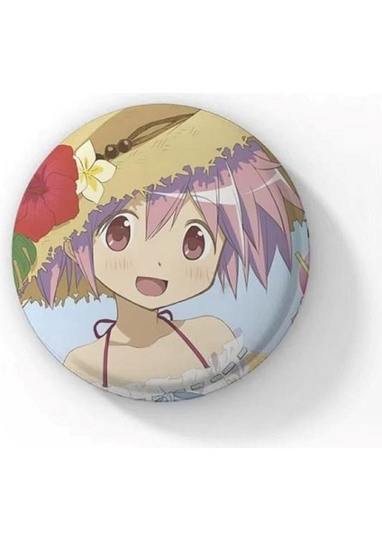 Major Selection Puella Magi Madoka Magica Temalı 1 Adet Rozet 58 mm