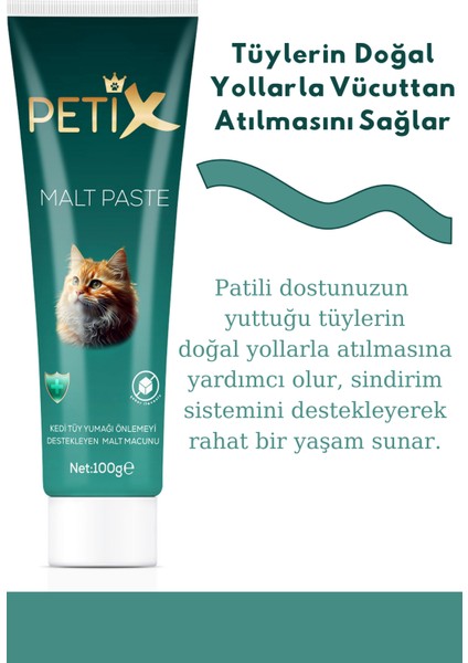 Anti-Hairball Tüy Yumağı Önleyici Kedi Malt Macunu 100 gr modelleri