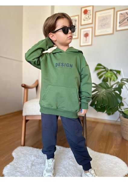 Design Arka Baskı Kapüşonlu Unisex Takım fiyatları