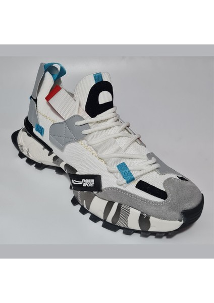 Bağlı Lastikli Triko Fashion Sport Erkek Spor Ayakkabı 19279