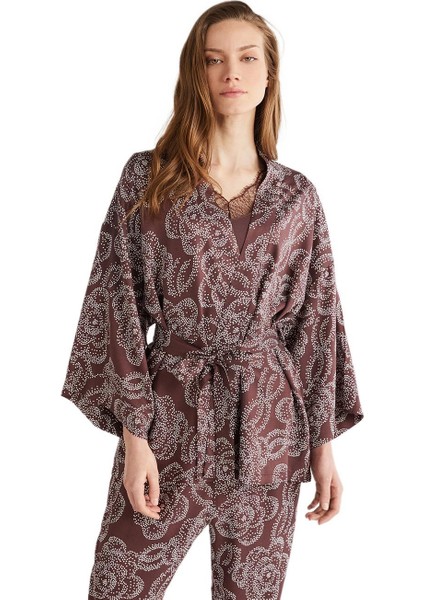 Kadın Mürdüm Pijama Takım 9731