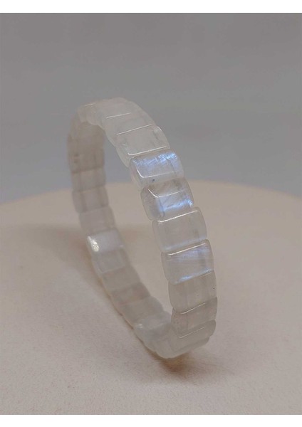 Ay Taşı Yansımalı Renkler Özel Kare Kesim Bileklik (17-18CM) (53018) modelleri