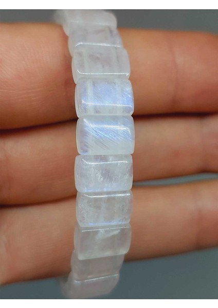 Ay Taşı Yansımalı Renkler Özel Kare Kesim Bileklik (17-18CM) (53018) fırsatları