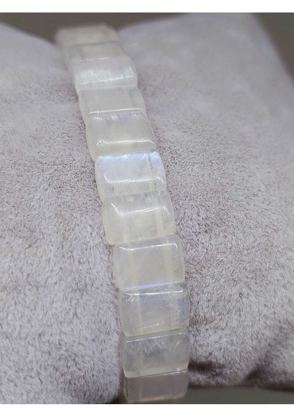 Ay Taşı Yansımalı Renkler Özel Kare Kesim Bileklik (17-18CM) (53018) indirimleri