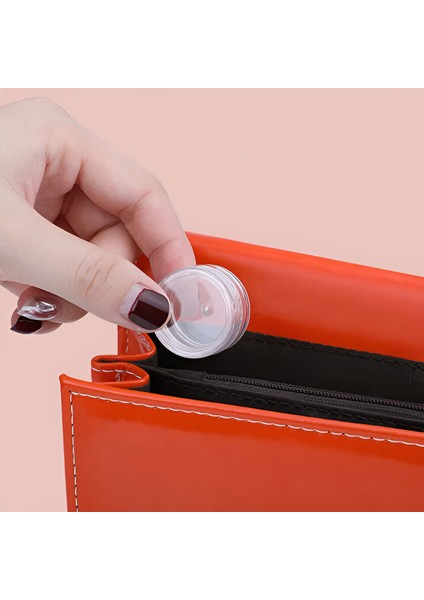 Şeffaf Kapaklı Mini Krem Saklama Kutu 4'lü 2,5 cm Plastik Takı ve Kozmetik İçin modelleri