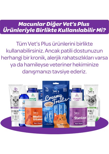 Sterilised Malt Macun 100gr (Kısır Kediler için Tüy Yumağı Önleyici)