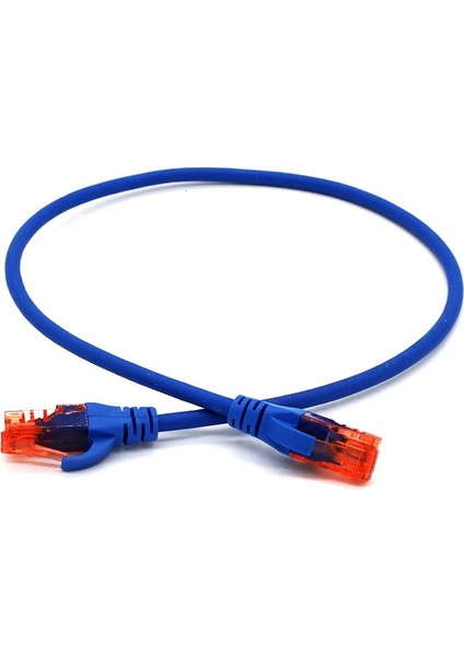 Patch Cord Utp Cat6 0.50 mt Blue (10'lu Paket)