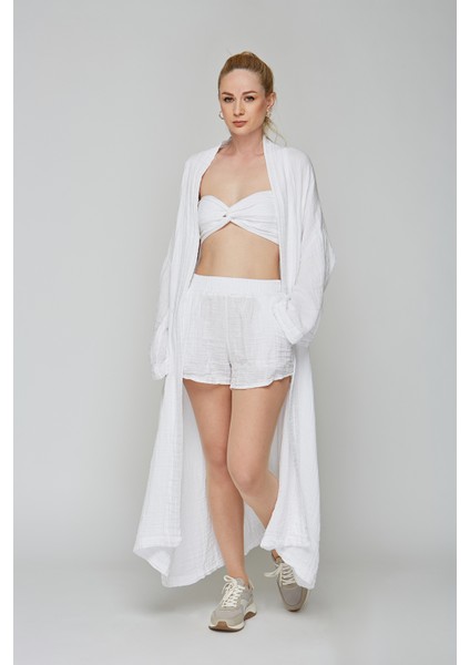 Müslin %100 Pamuk Kimono&kaftan