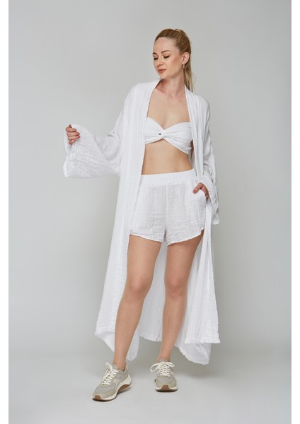 Müslin %100 Pamuk Kimono&kaftan