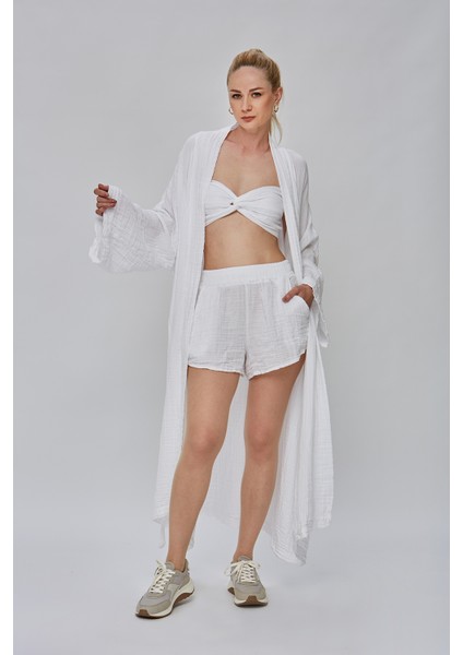 Müslin %100 Pamuk Kimono&kaftan