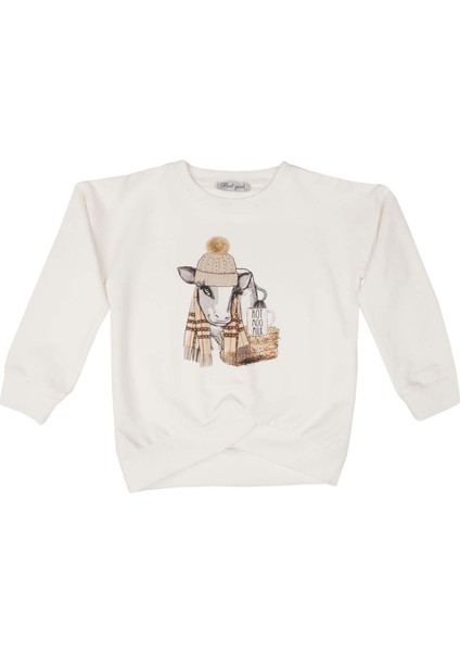 Kız Çocuk Baskılı Sweatshırt fiyatları