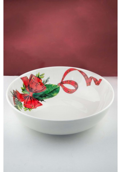 Red Bow Büyük Boy Porselen Salata Kasesi fiyatları