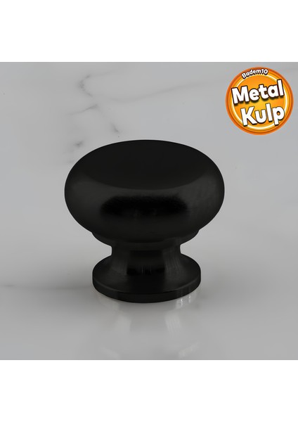 Gama Düğme Metal Kulp Siyah Çekmece Mobilya Mutfak Dolabı Dolap Kulpu Kulbu Kulpları