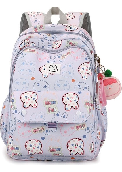 Küçük Taze Okul Çantası Kadın Ortaokul Ilkokul Öğrencisi Büyük Kapasiteli Sırt Çantası Kadın Japon Kız Kalp Sırt Çantası (Yurt Dışından)