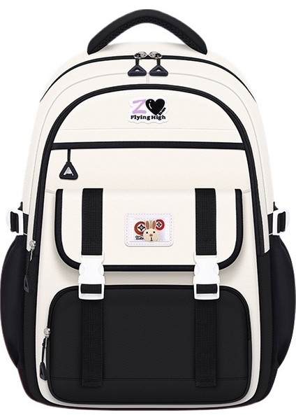 Yeni Macaron Renk Ilkokul Çantası 1-3-9 Sınıf Kız Çocuk Okul Çantası Hafif Su Geçirmez Sırt Çantası (Yurt Dışından)