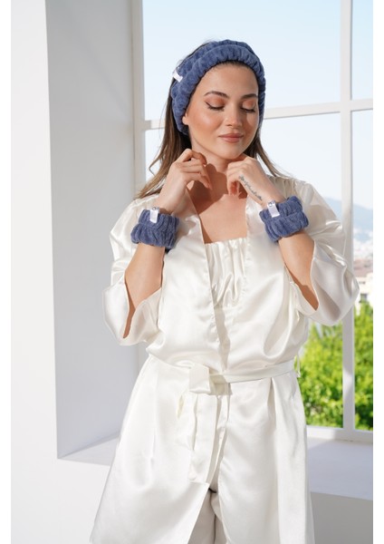 Pamuk Havlu Cilt Bakım Spa Bandana ve Bileklik Set ( Yüz ve Bilek Yıkama Bandı fiyatları