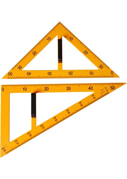 Öğretmenler Için Çıkarılabilir Saplı 2x Büyük Matematik Öğretim Cetveli (Yurt Dışından)