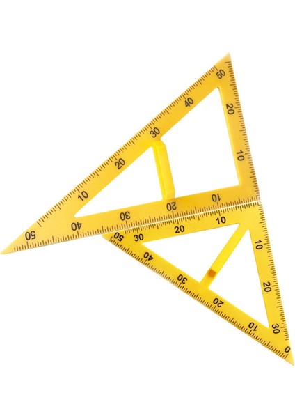 2 Parça Matematik Geometri Cetvel Üçgen Siyah Tahta Ofis Sınıf (Yurt Dışından)