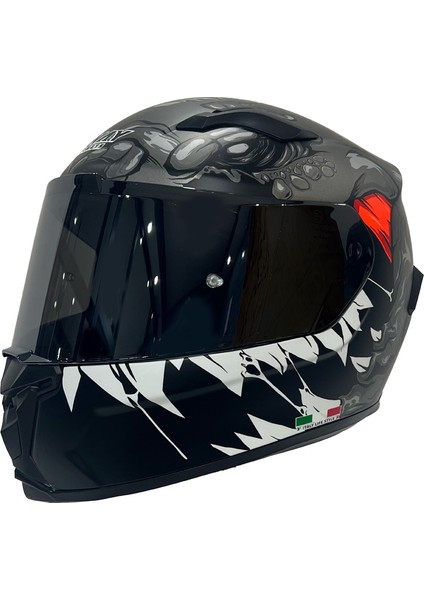 Sw 820 Monster Full Face Motosiklet Kaskı - L
