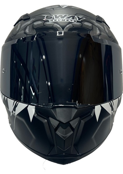 Sw 820 Monster Full Face Motosiklet Kaskı - L