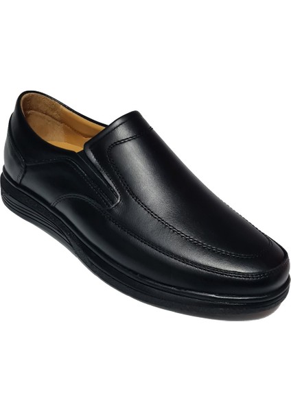 Bağsız Kat Kat Model Hakiki Deri Erkek Günlük Comfort Ayakkabı AY-970-K modelleri