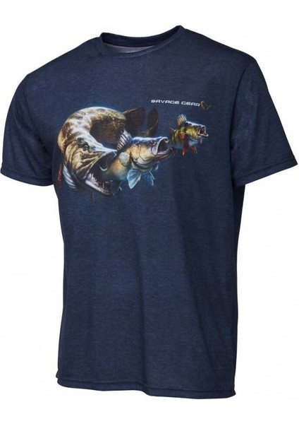 Cannibal T-Shirt Blue Melange M