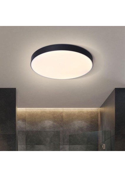 Prizren / Plafonyer Avize / 60 cm / 3 Renk Işık / Antrasit Gövde