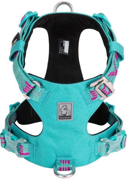 Cordura Kumaşlı Suya Dayanıklı Mavi Göğüs Tasması