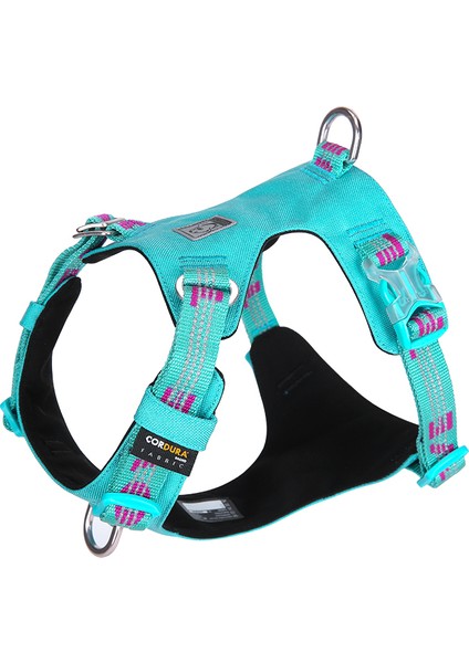 Cordura Kumaşlı Suya Dayanıklı Mavi Göğüs Tasması fırsatları