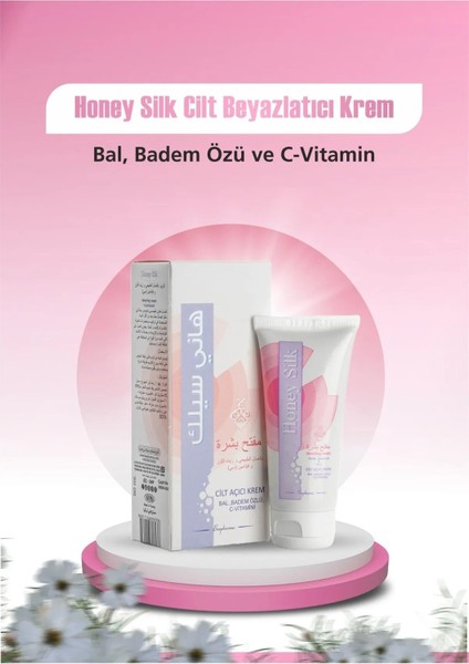 Honeysilk Beyazlatıcı Krem Bal Özlü ve Badem Yağlı + C Vitamini - 50ml fiyatları