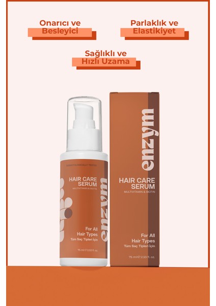 Multivitamin Saç Bakım Kompleksi - Vitamin C Serum 75 ml