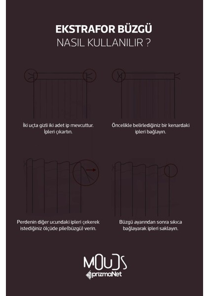 Big Dream Desenli Fon Perde Oturma Odası Süet Dijital Baskılı Ekstrafor Büzgü Tek Kanat