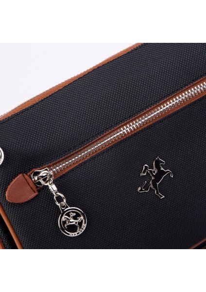 Kadın Çok Gözlü Ayarlanabilir Uzun Spor Askı Çapraz Çanta Siyah Taba Lacste modelleri