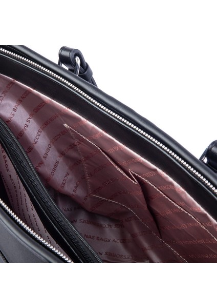 Kadın Omuz Çantası Spor Şık Ayarlanabilir Omuz Askılı Siyah (33X27X12 cm ) fırsatları